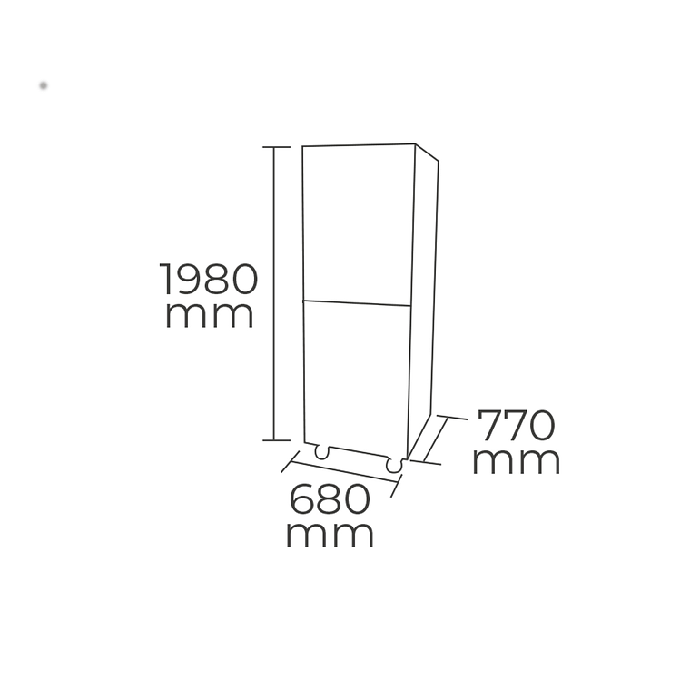 Congelador A.I.  2 puerta 500 lts 3