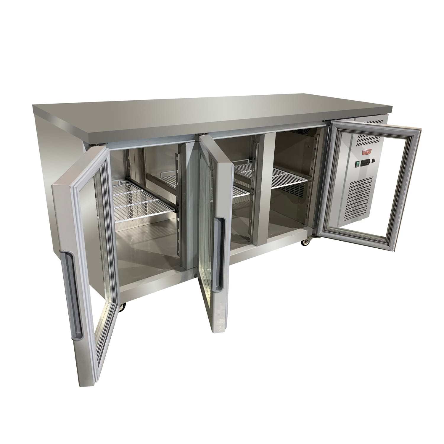 MESON BAJO REFRIGERADO 3 P. VIDRO / ABAT. - Retaildigital.cl