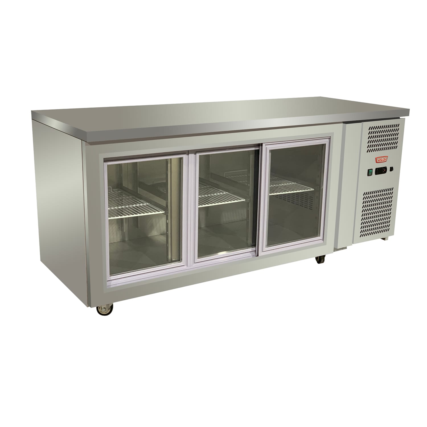 MESON BAJO REFRIGERADO 3 P. VIDRO / CORR. - Retaildigital.cl