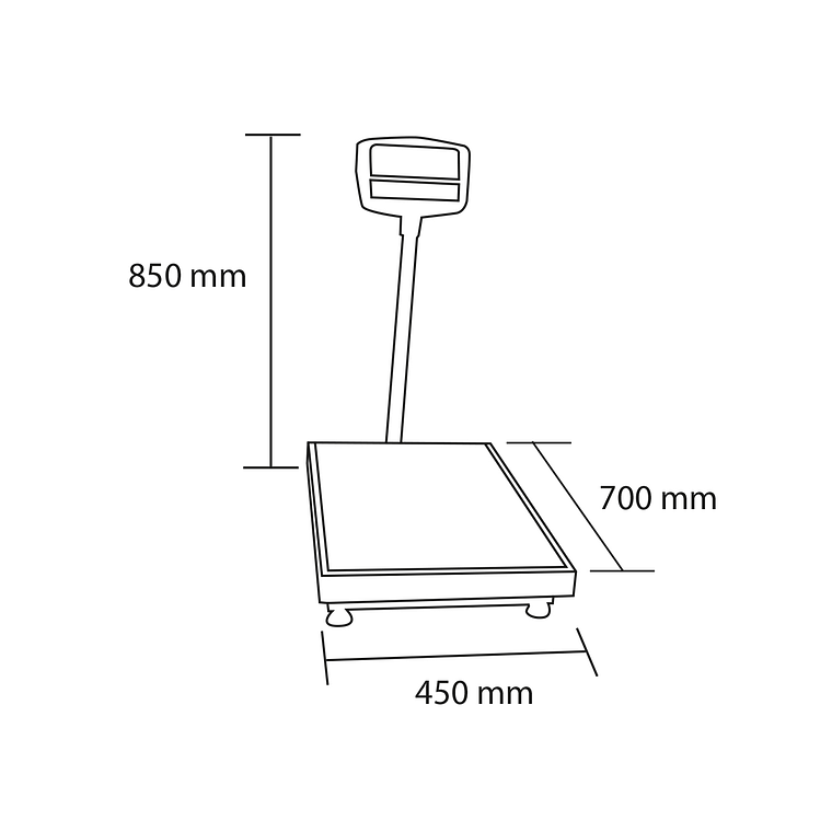 Balanza Electronica 300 KG. 5