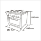 Cocina  5 Pl. + 1 Horno  GN - Miniatura 4