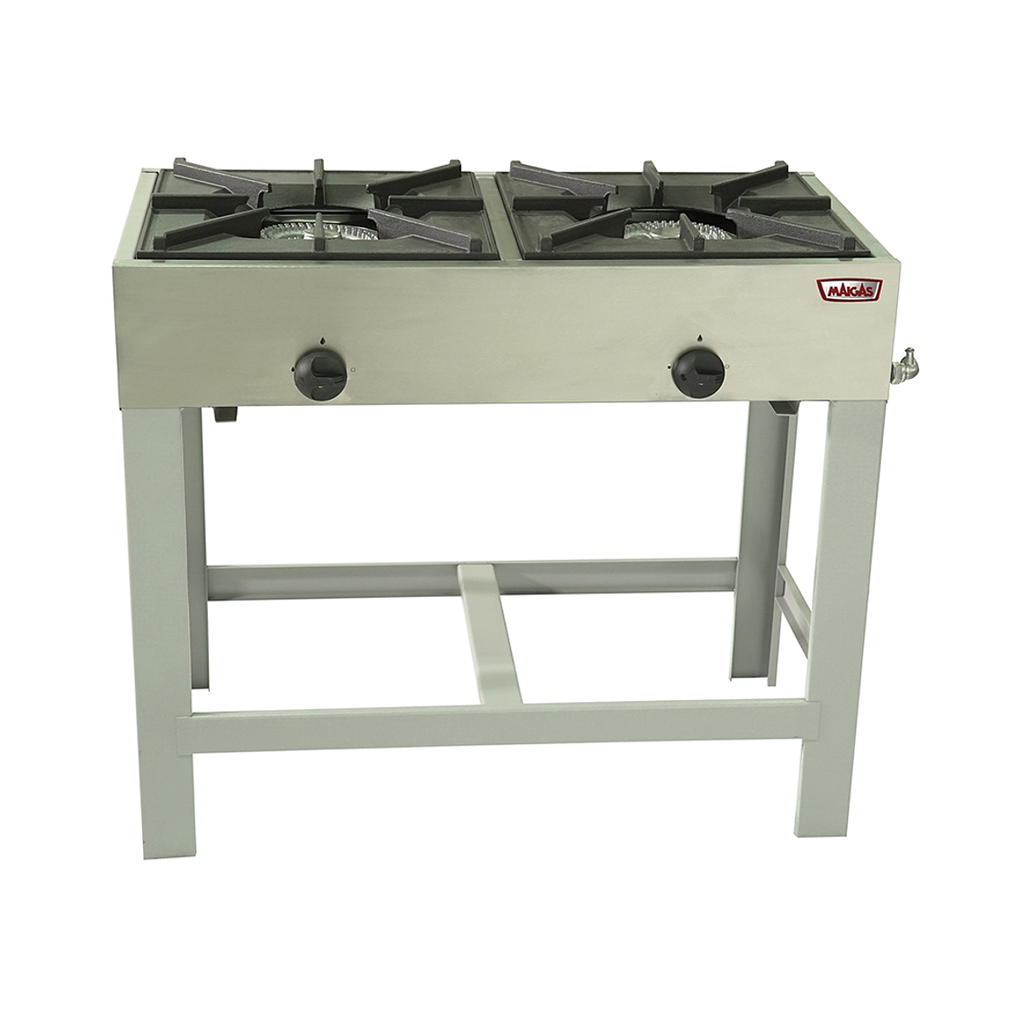 Anafe Alto 2 parrillas 43x43 cm. GLP 1