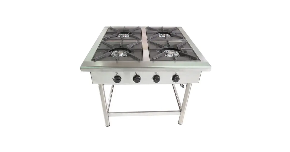 Anafe 4 parrillas 43×43 cm. GN - Retaildigital.cl