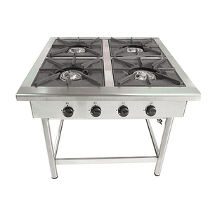 Anafe 4 parrillas 43x43 cm. GN