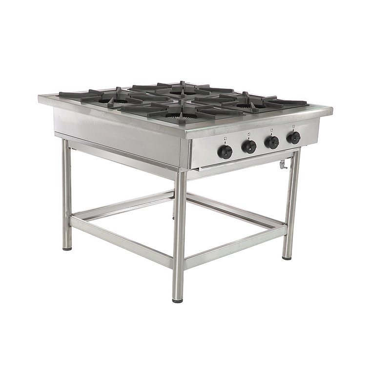 Anafe 4 parrillas 43x43 cm. GN 3