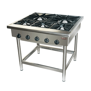 Anafe 5 parrillas (2 de 43x43 y 3 de 27x27) GN