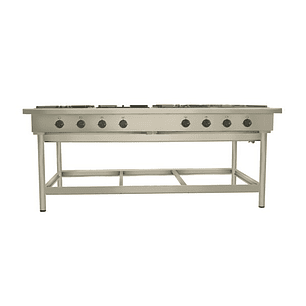 Anafe 8 parrillas 35x35 cm. GN