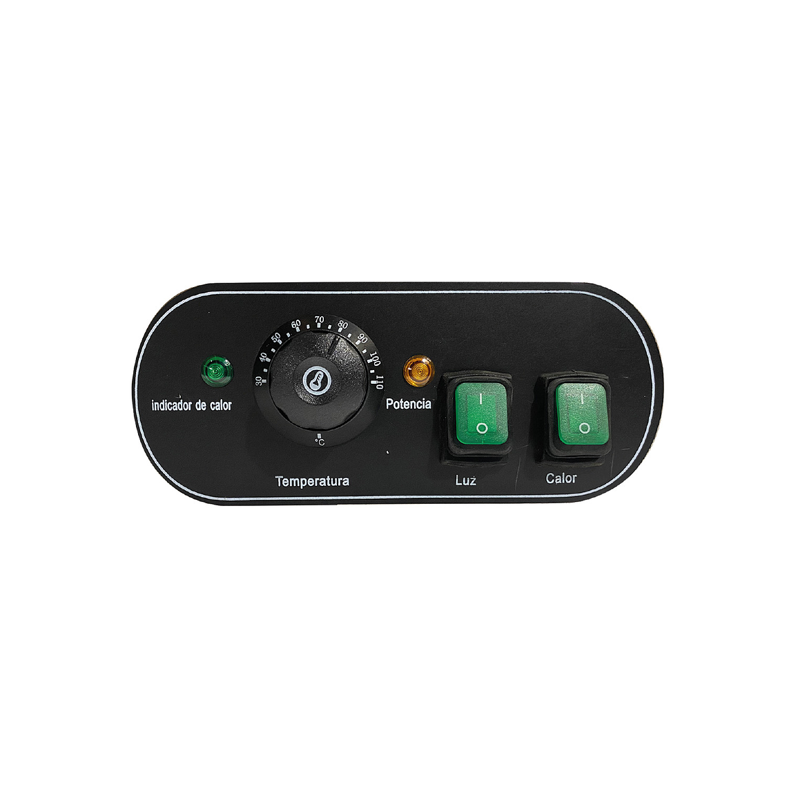 Exhibidor curvo mantenedor de calor inox 6