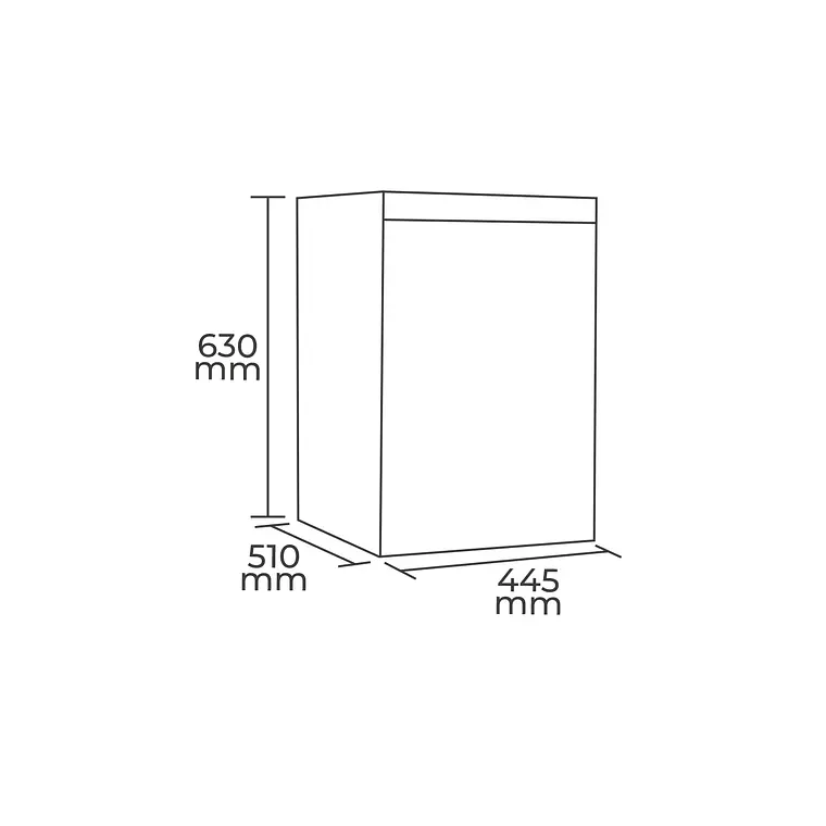 Frigobar 67 lts Inox 3