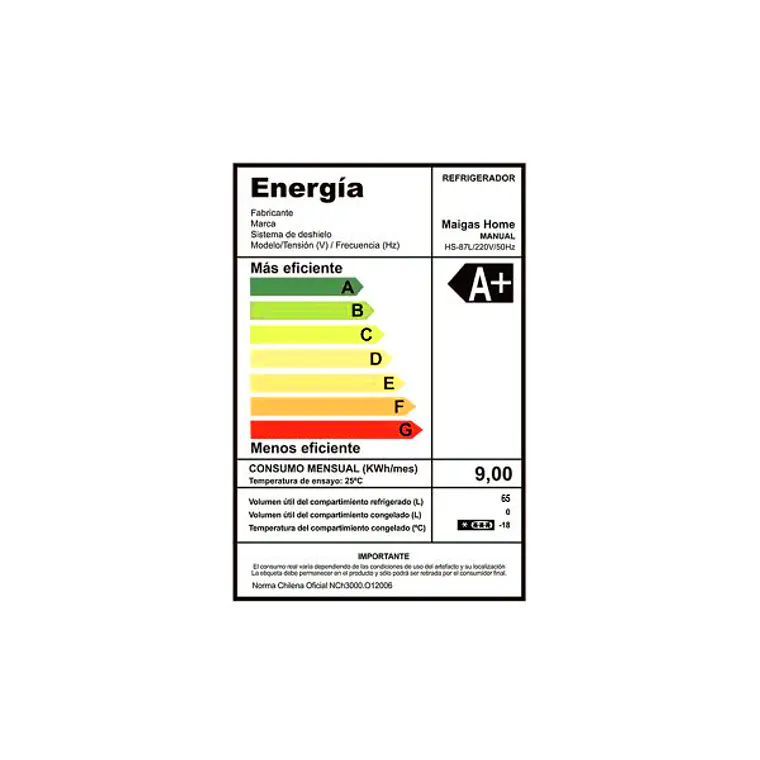 Frigobar 67 lts Inox 4