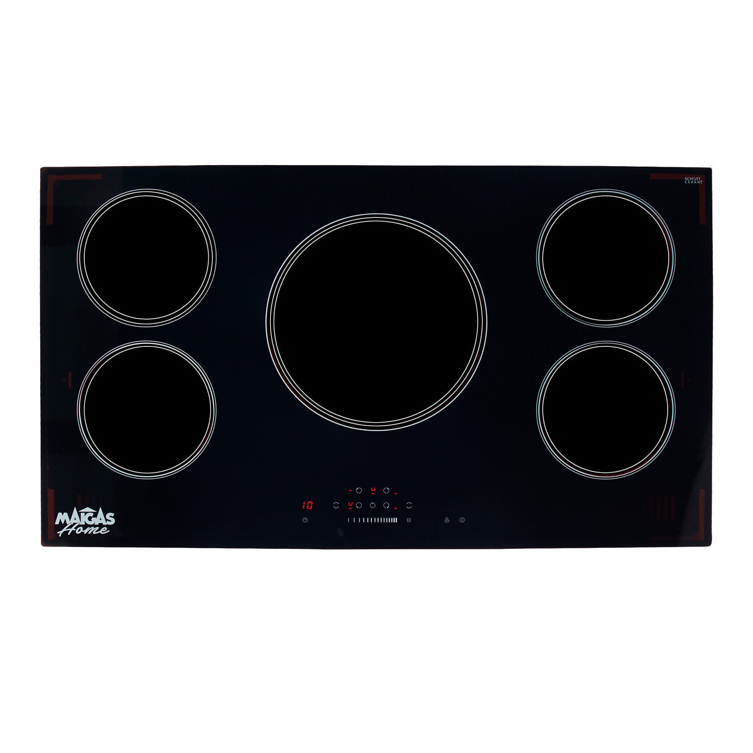 ENCIMERA INDUCCION 5 QUEMADORES DELUXE - Retaildigital.cl