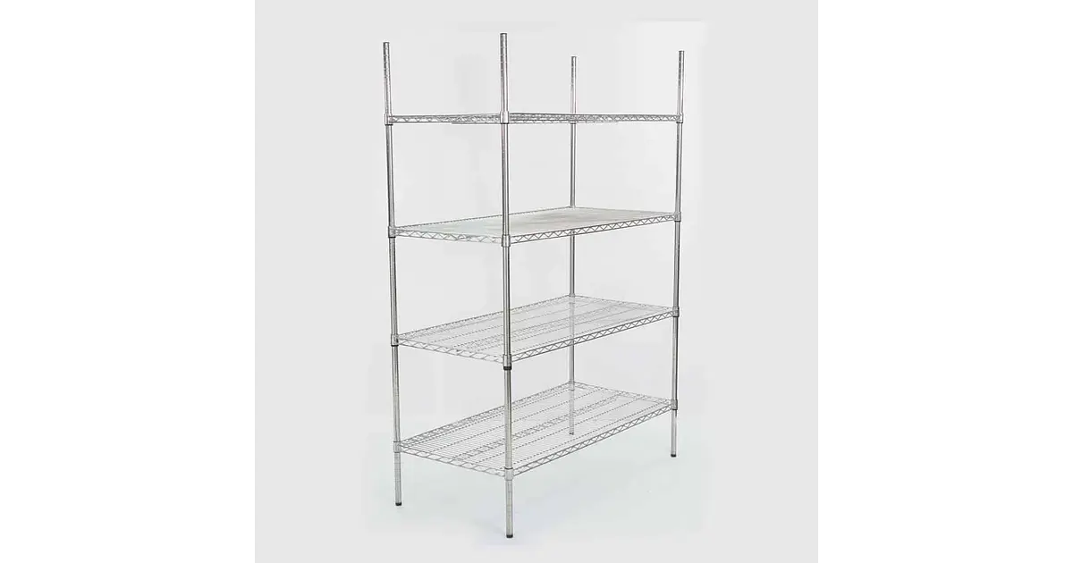 Repisa Acero Inoxidable 120 X 60 X 180 cm. - Retaildigital.cl