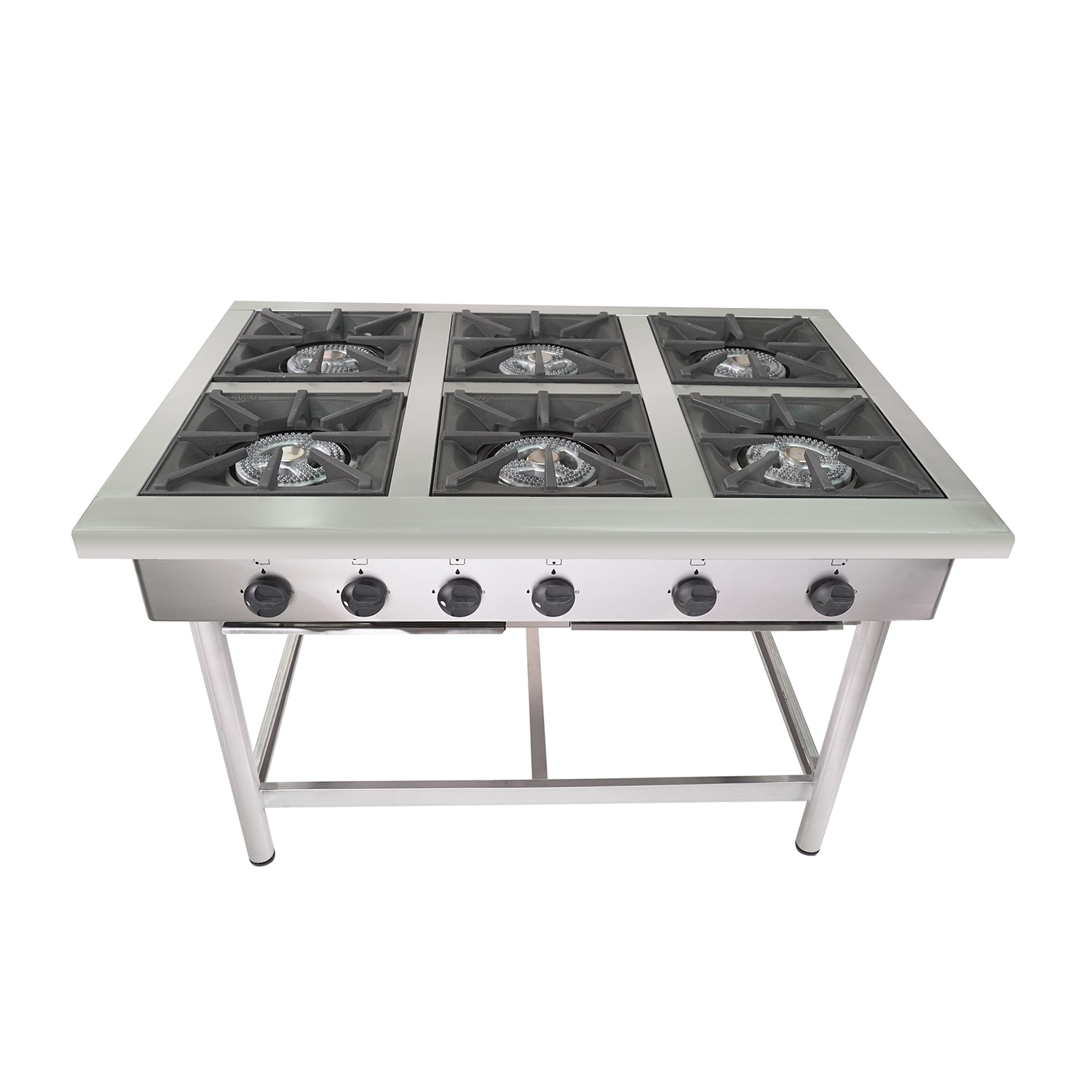 Anafe 6 parrillas 35×35 cm. GLP - Retaildigital.cl
