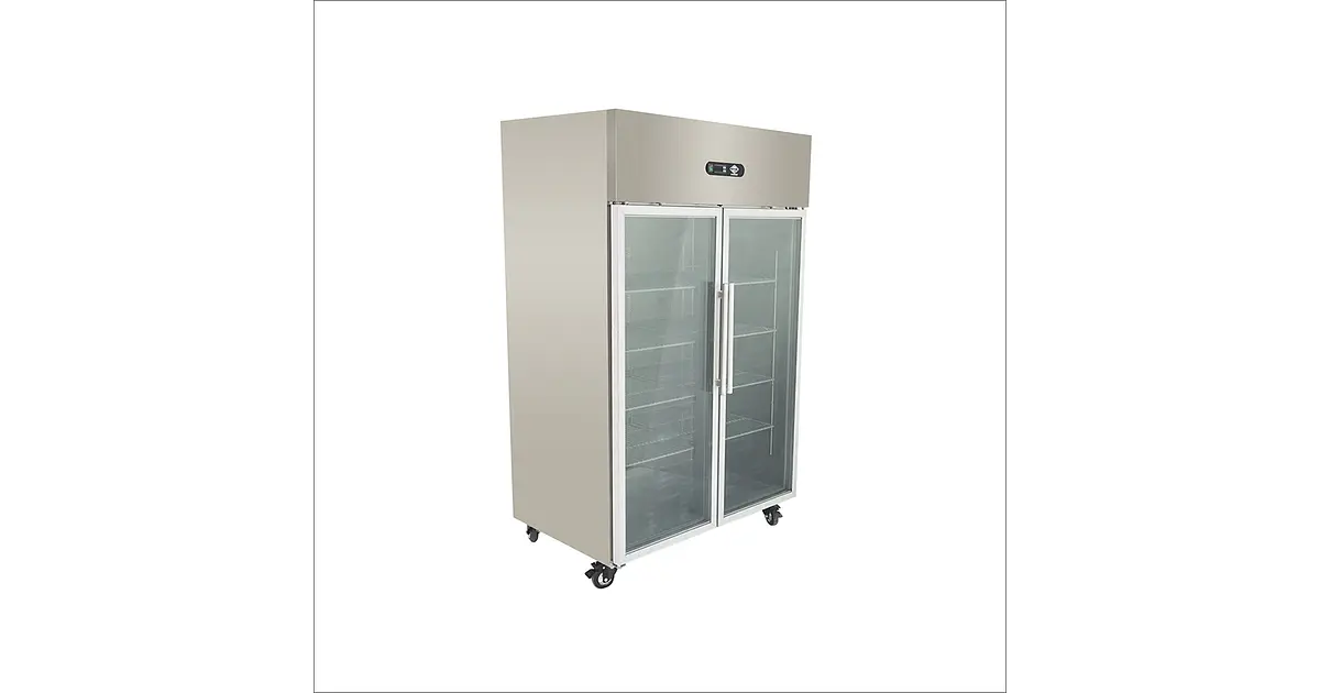 Refrigerador A.I.  2 puertas de vidrio 1000 lt - Retaildigital.cl