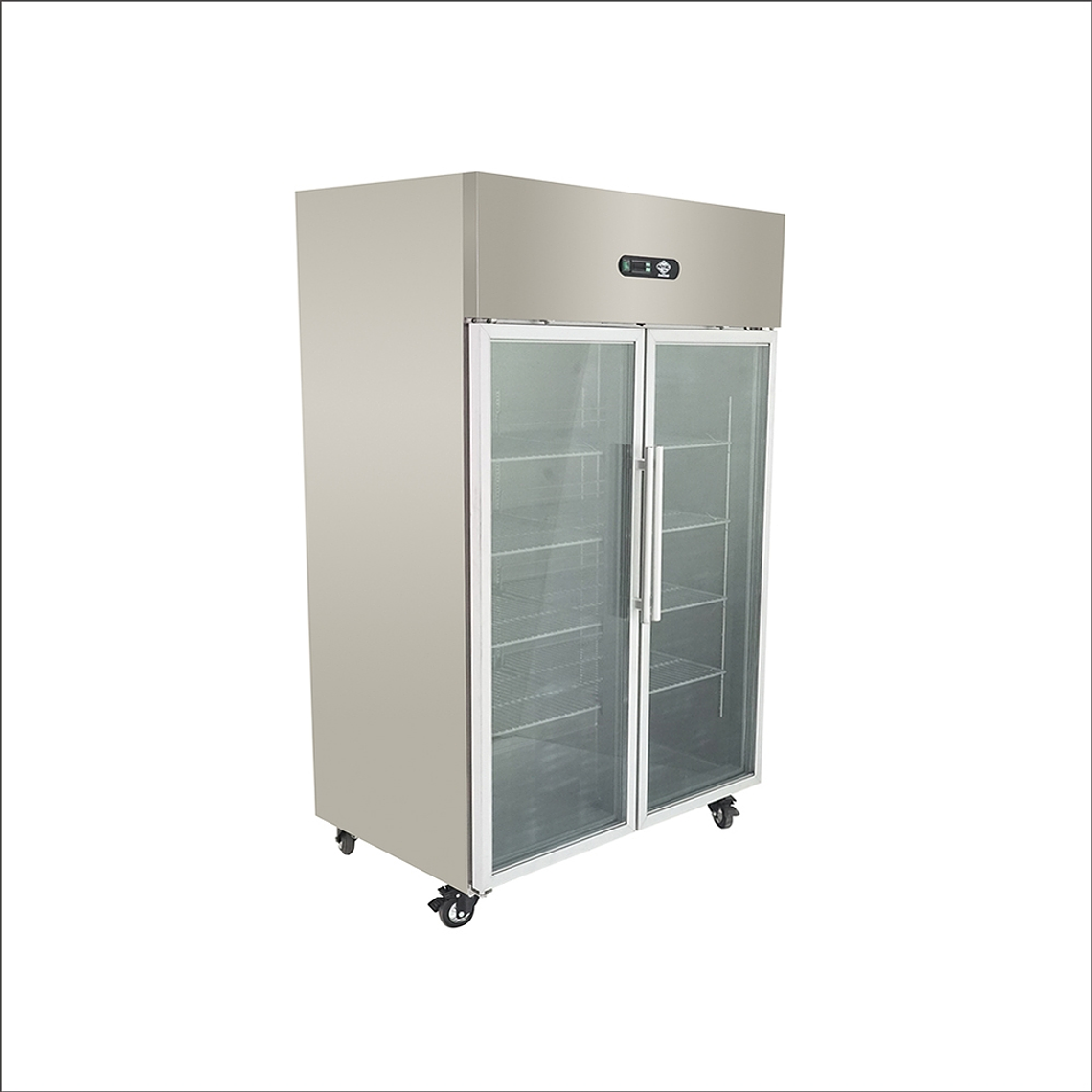Refrigerador A.I.  2 puertas de vidrio 1000 lt 1