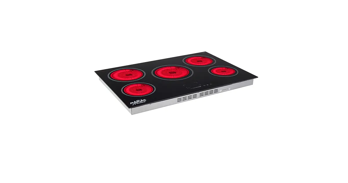 ENCIMERA VITROCERAMICA 5 QUEMADORES - Retaildigital.cl