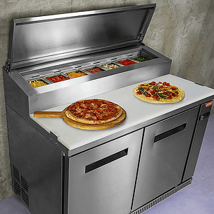 Mesa de preparacion pizzas 335 lts.