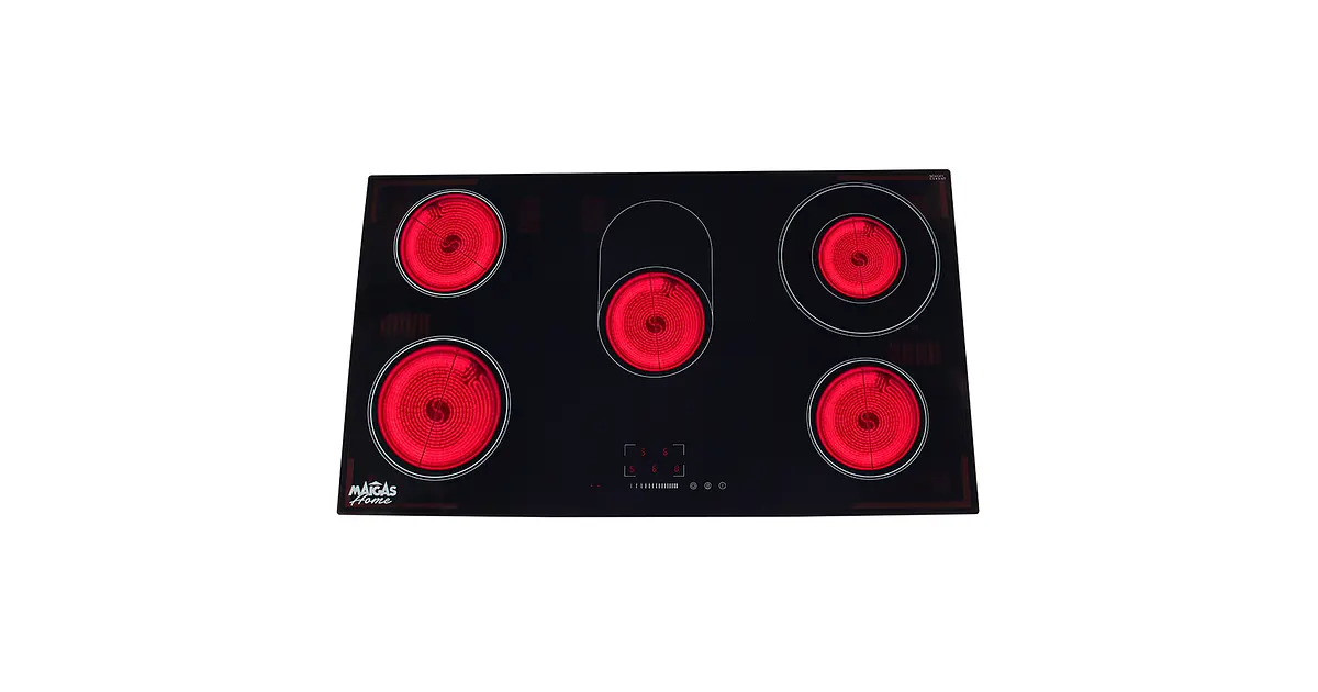 ENCIMERA VITROCERAMICA 5 QUEMADORES DELUXE - Retaildigital.cl