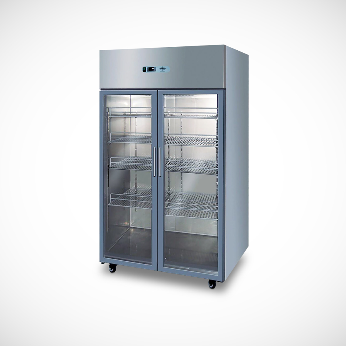 Congelador  A.I.  2 puertas de vidrio 1000 lt 1