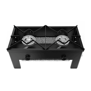 Anafe 2 plato bajo 43x43 cm. GLP