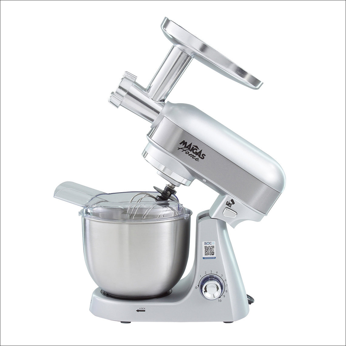 Batidora 5 LT. + Molino de Carne  ( Color Silver ) 3