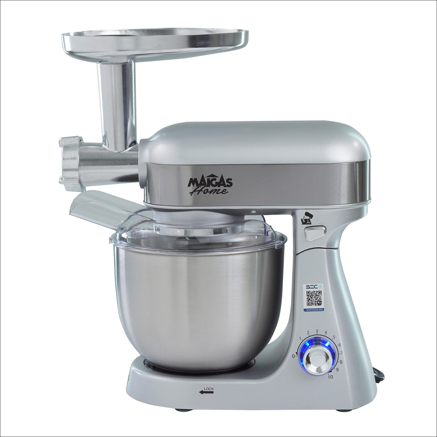 Batidora 5 LT. + Molino de Carne  ( Color Silver ) - Retaildigital.cl