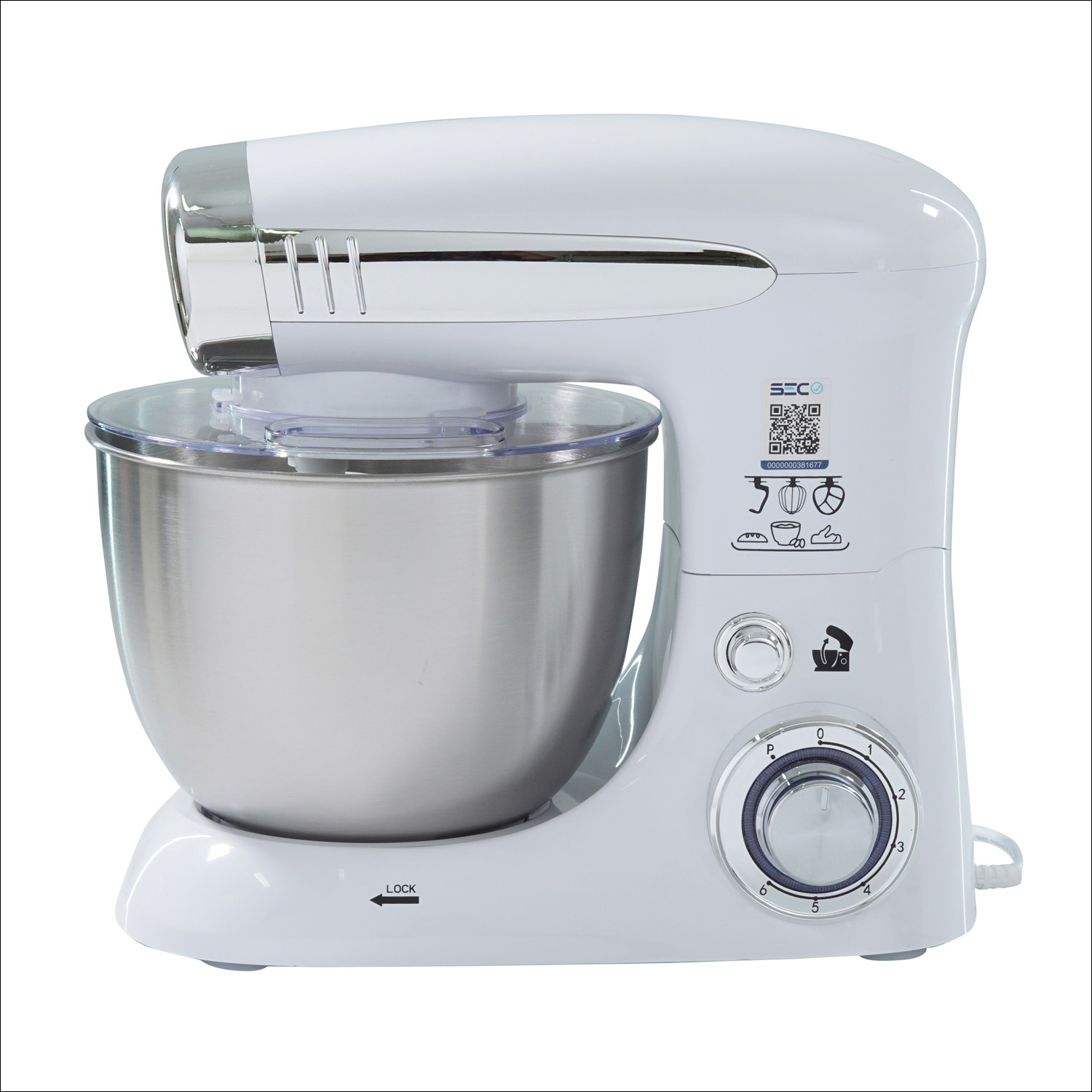 Batidora  4 LT. ( Color Blanco )