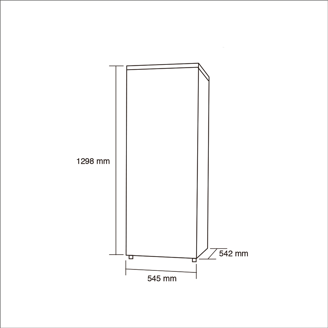Congelador Verical 6 Gavetas 182 LT. Blanco 3
