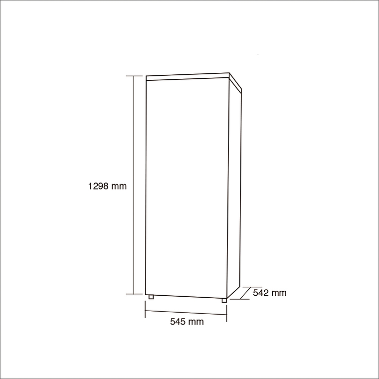 Congelador Verical 6 Gavetas 182 LT. Blanco 3
