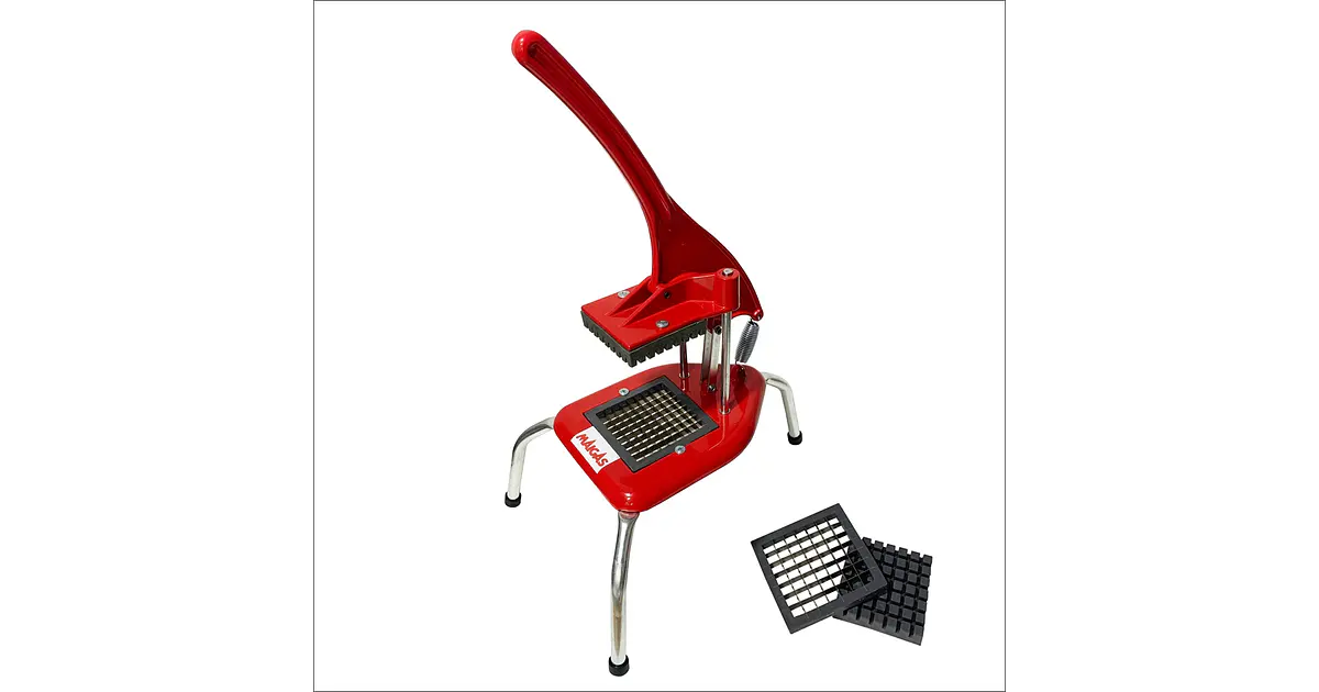 Picadora Manual 10X10mm + Juego 12X12mm Roja - Retaildigital.cl