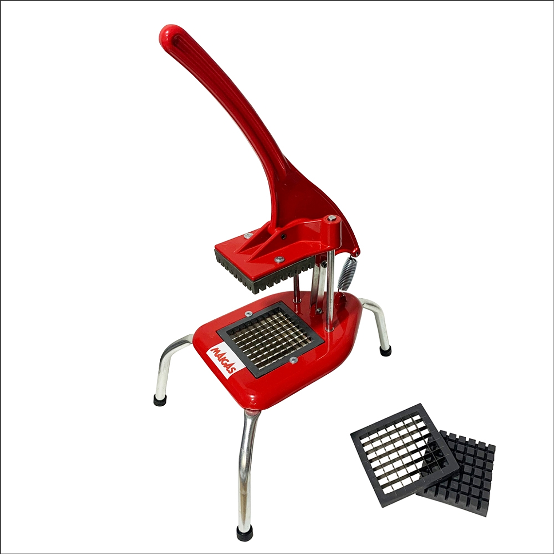 Picadora Manual 10X10mm + Juego 12X12mm Roja 1