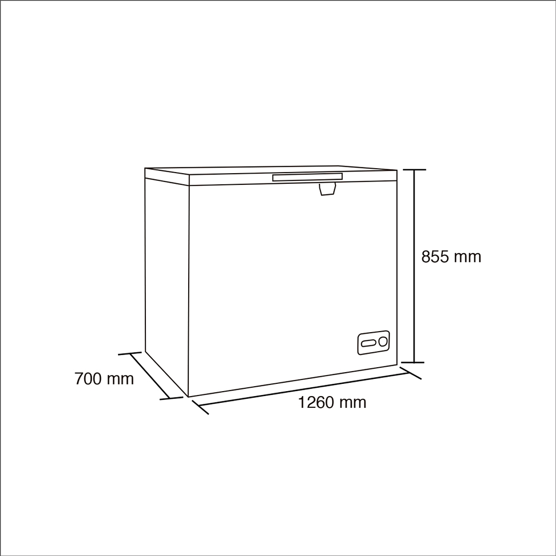 Congelador dual tapa dura 380 LT 3
