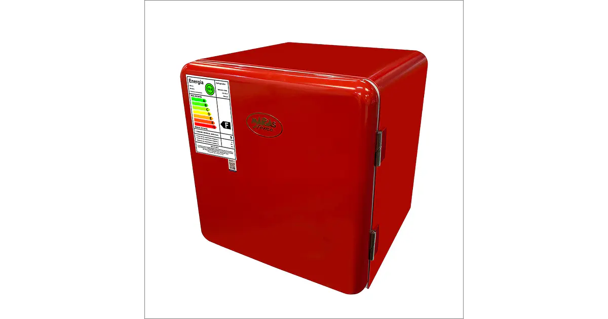 FRIGOBAR RETRO 47 LT. ROJO - Retaildigital.cl
