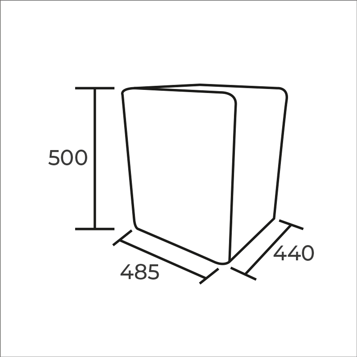 FRIGOBAR RETRO 47 LT.  BLANCO 3