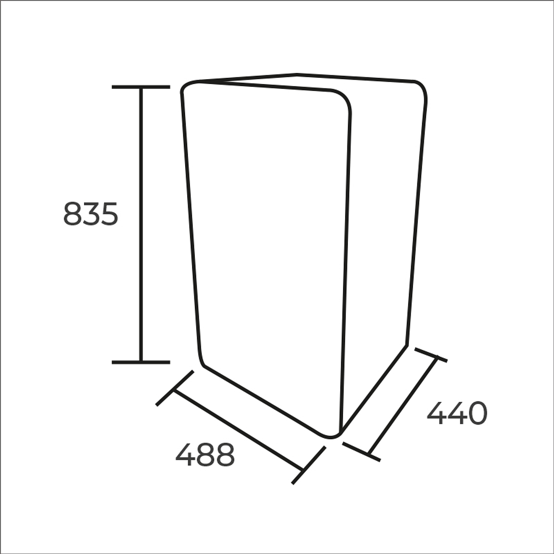 FRIGOBAR RETRO 93 LT.  BLANCO 4