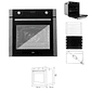 Kit Horno 60 litros con spiedo + Encimera a gas 4 quemadores + Campana decorativa rectangular	 - Miniatura 4