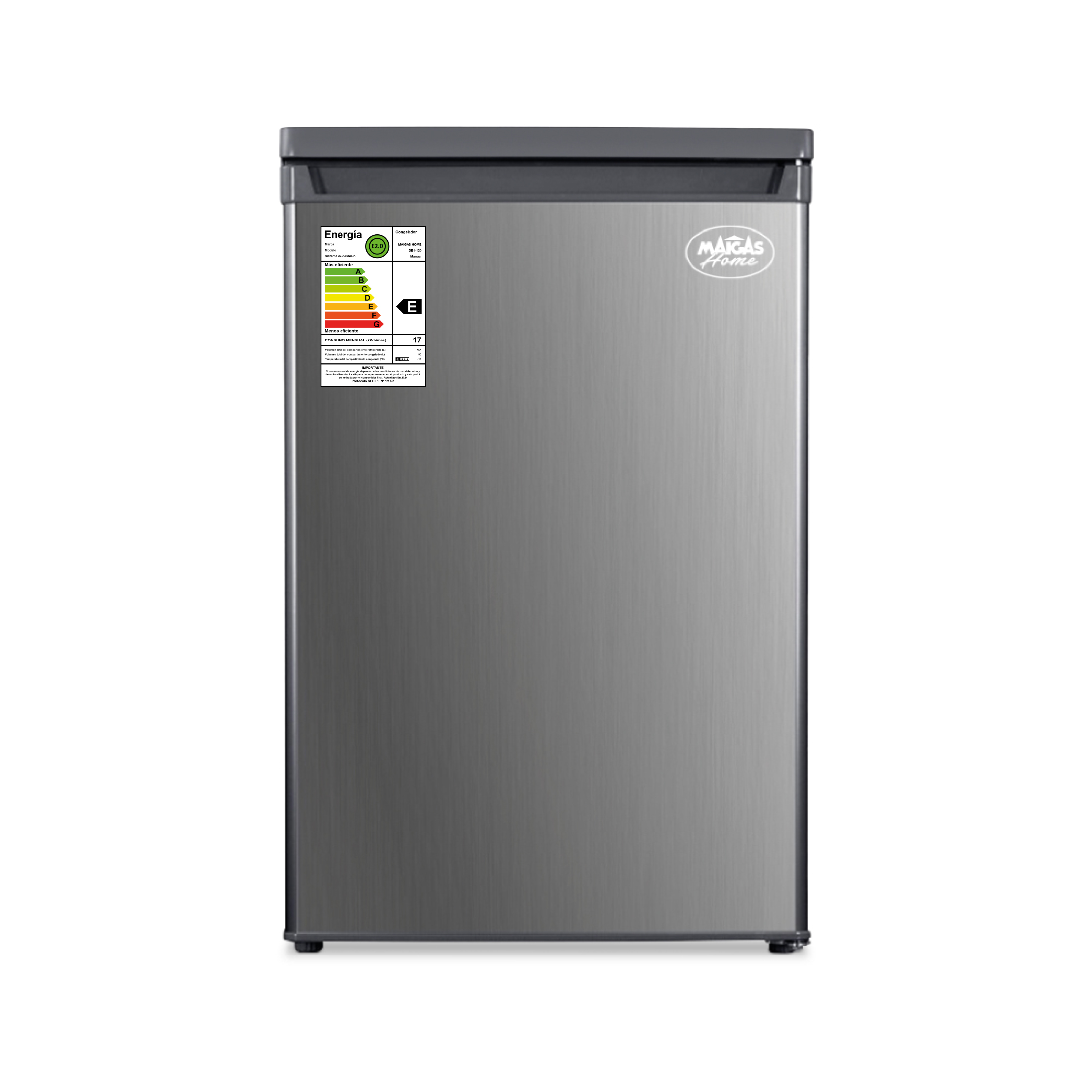 Freezer 84 lts. Inox