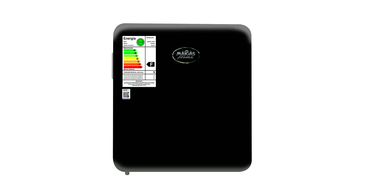 FRIGOBAR RETRO 47 LT. NEGRO - Retaildigital.cl