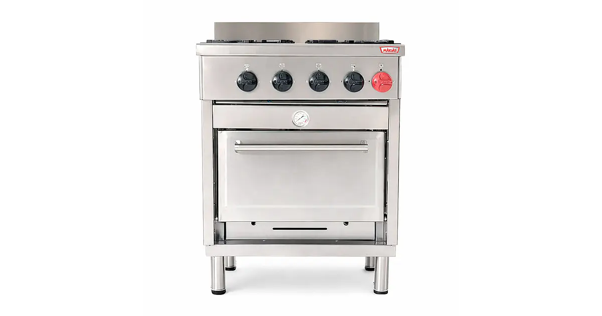 Cocina  4 Pl. + 1 Horno  GLP - Retaildigital.cl