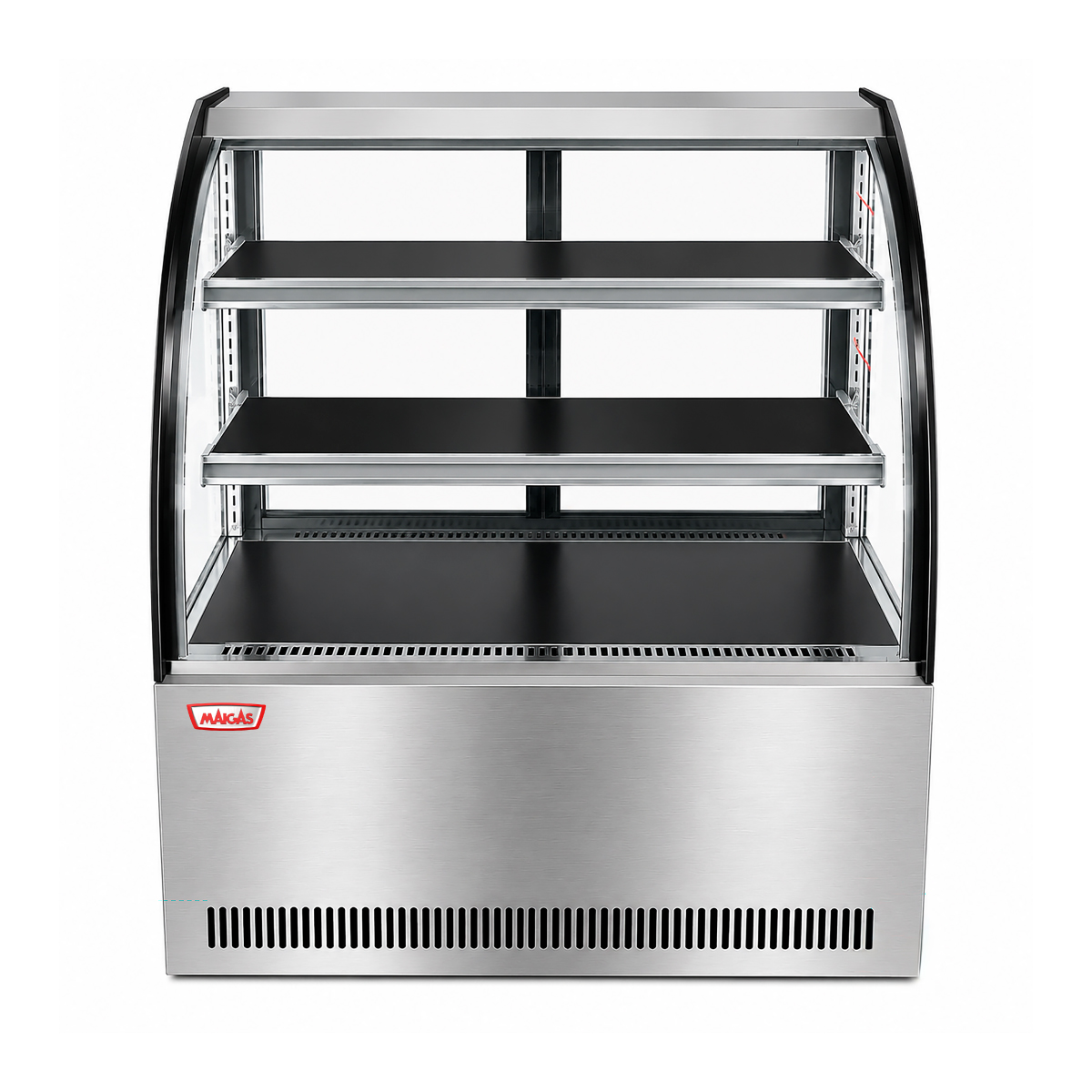 Vitrina pastelera curva 100x70x120 cm - Retaildigital.cl