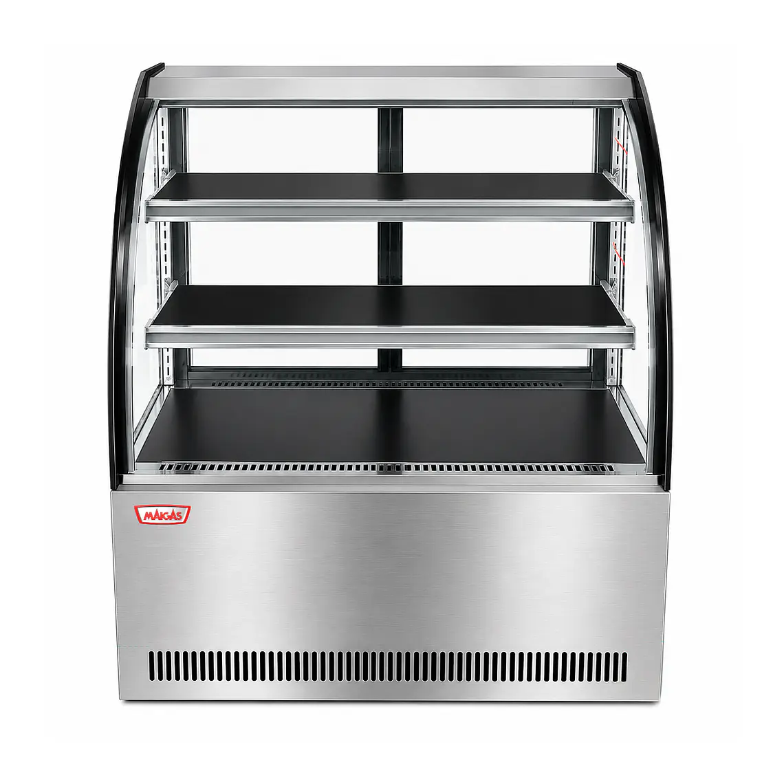 Vitrina pastelera curva 100x70x120 cm 1