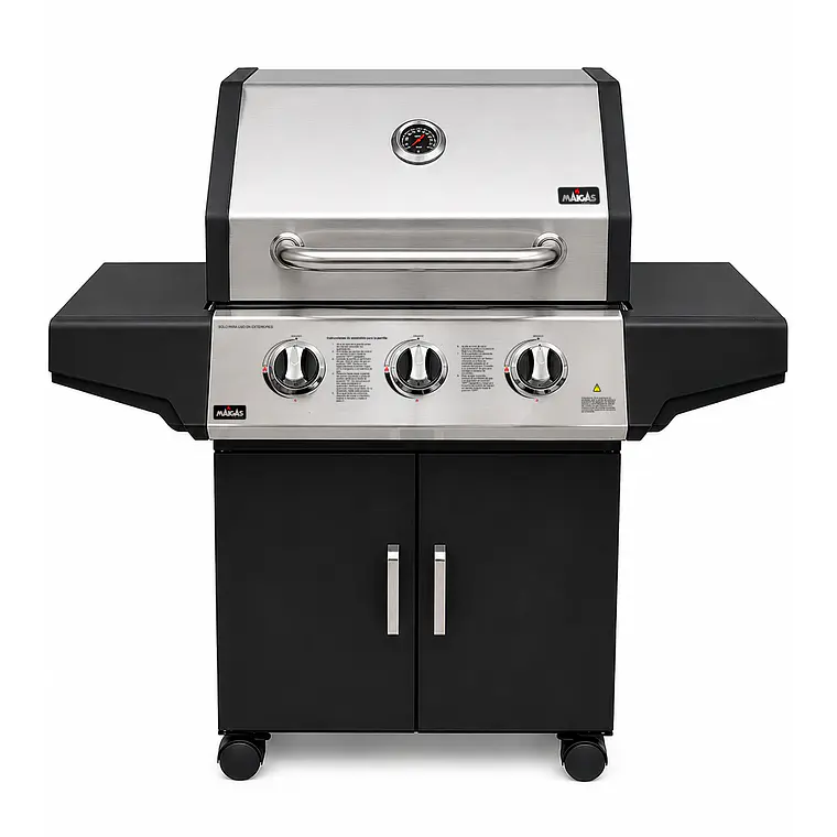 Parrilla a gas 3 quemadores 1