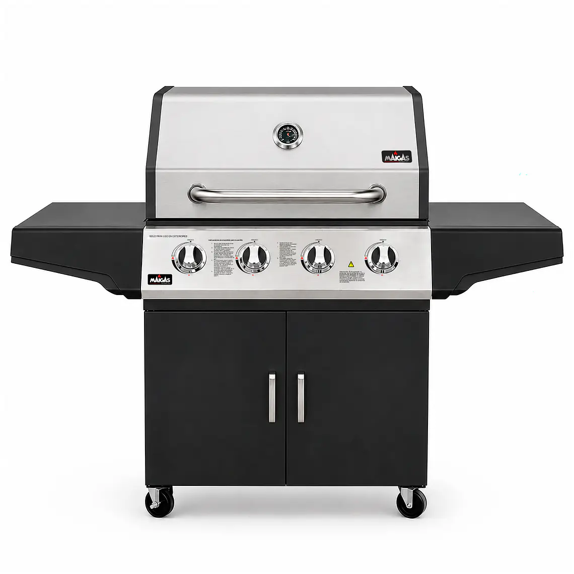 Parrilla a gas 4 quemadores 1