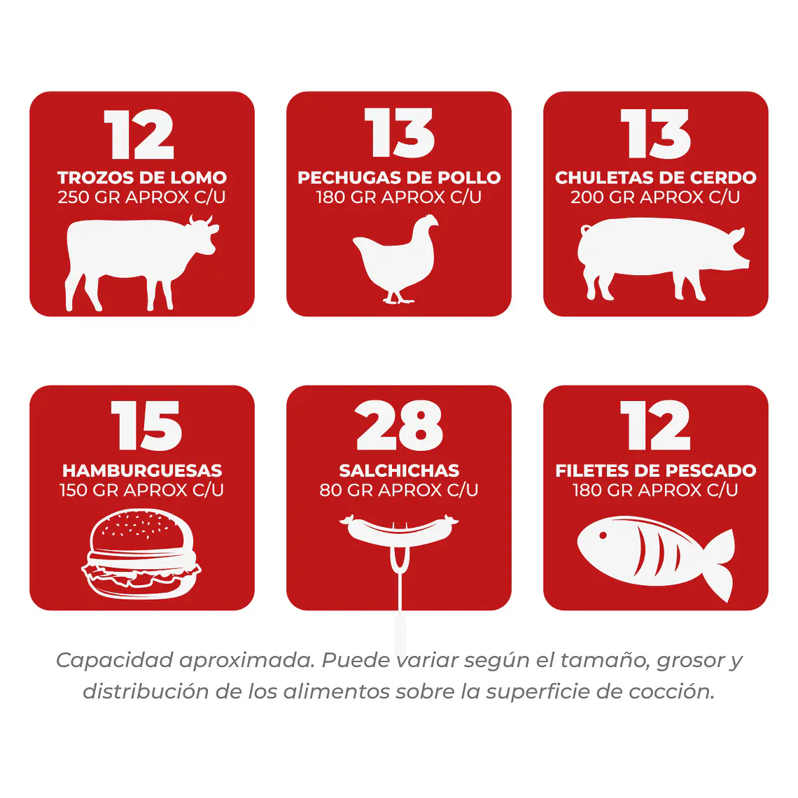 Parrilla a gas 4 quemadores 6