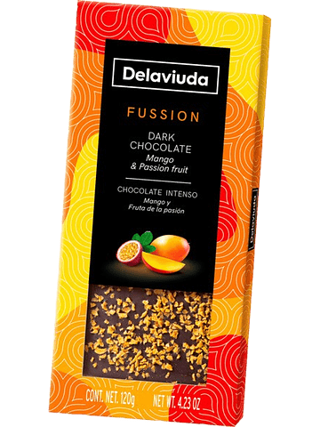 Chocolate Negro com Maracujá e Manga