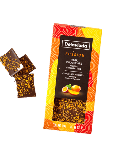 Chocolate Negro com Maracujá e Manga