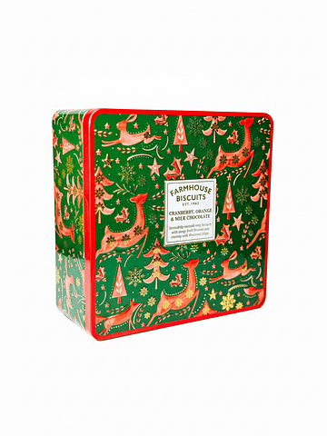 Lata Animais Farmhouse – Biscoitos Sortidos (250g)