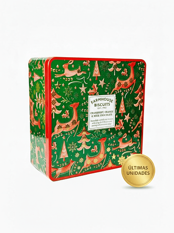 Lata Animais Farmhouse – Biscoitos Sortidos (250g)