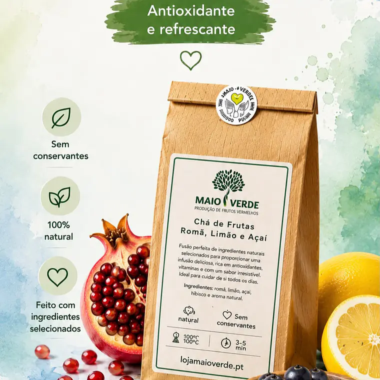 Infusão - Romã, Limão e Açaí 1
