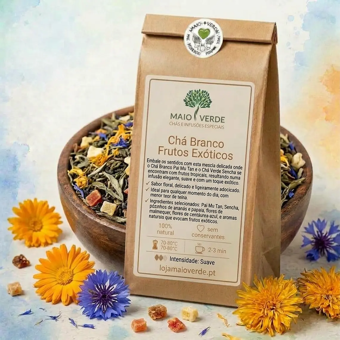 Tisana Chá branco frutos exóticos 1